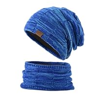 Wintermütze Mit Loop-Schal Set – Kuscheliges Fleecefutter, Für Damen & Herren (One Size)