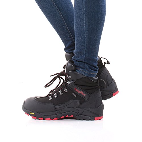 Refrigiwear Womens Black Widow Leather Work Boots - Warm Insulated And Waterproof (Black, 7.5 Us) #TOP3