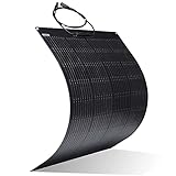 【Fácil de instalar.】： El panel de 100 W con una capa fija de la colina, pasacables, cremallera, velcro y se puede instalar sin el costoso refuerzo estructural del techo. La caja de conexiones está sellada y es resistente al agua. Los orificios de montaje del panel están perforados previamente para un montaje y una fijación rápidos, lo que los hace muy adecuados para el montaje no permanente.