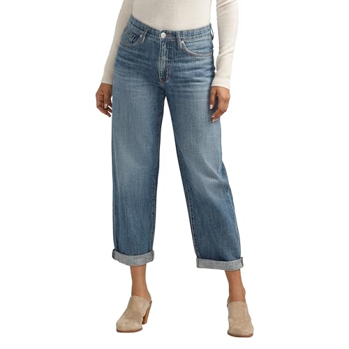 Jag Jeans Women's Lucie Mid Rise Boyfriend Jeans-Legacy