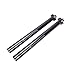 Produktbild AchidistviQ Karbonfaser-Metall-Fahrrad-Sattelstütze, für Mountainbikes, Fahrrad-Zubehör, langlebig,, Fahrrad-Zubehör für Rennwagen, Schwarz, 31.6x400mm