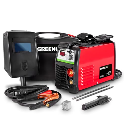 Imagen de GREENCUT MMA200 Soldador Inverter eléctrico Potencia 25A-200A Tecnología IGBT Electrodos de 2
