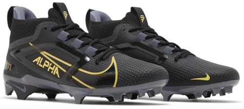 Image of Nike Alpha Menace 4 Elite Football Cleats (FD7036-600, University Red /Team Red /Black /White)