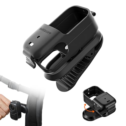 Image of ZORBES Backpack Clip for DJI Osmo Nano, 360Rotation Horizontal-Vertical Backpack Hat Compatible with DJI Osmo Nano Accessories Quickly Release Mount Camera Clip for Shoulder Strap, POV, Travel