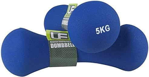 UFE Gym Workout Neoprene Covered Aerobic Exercise & Fitness Dumbbells Pair