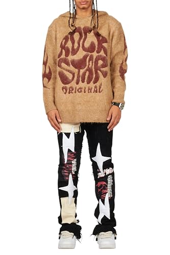 Men's Vinson Patchwork Stacked Flare Jean