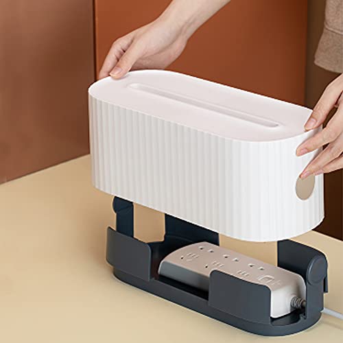 Caja organizadora para gestión de cables grande azul miniatura 7