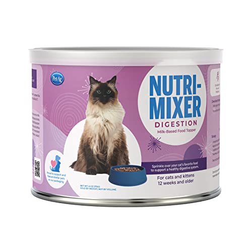 PetAg Nutri-Mixer Digestive Food Topper for Cats & Kittens 12 ...