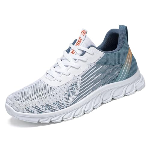 Men's Summer Fashion Comfortable Sneakers Thick Bottom Mesh Lace Up Casual Sneakers Sneaker Shelves for Men