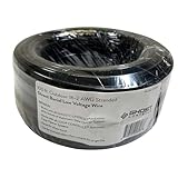 Ghost Controls AXLV 100' 16 AWG Wire, 2-Conductor (color coded), Stranded, Direct Burial, Low Voltage Wire for Gate Openers or Solar Power