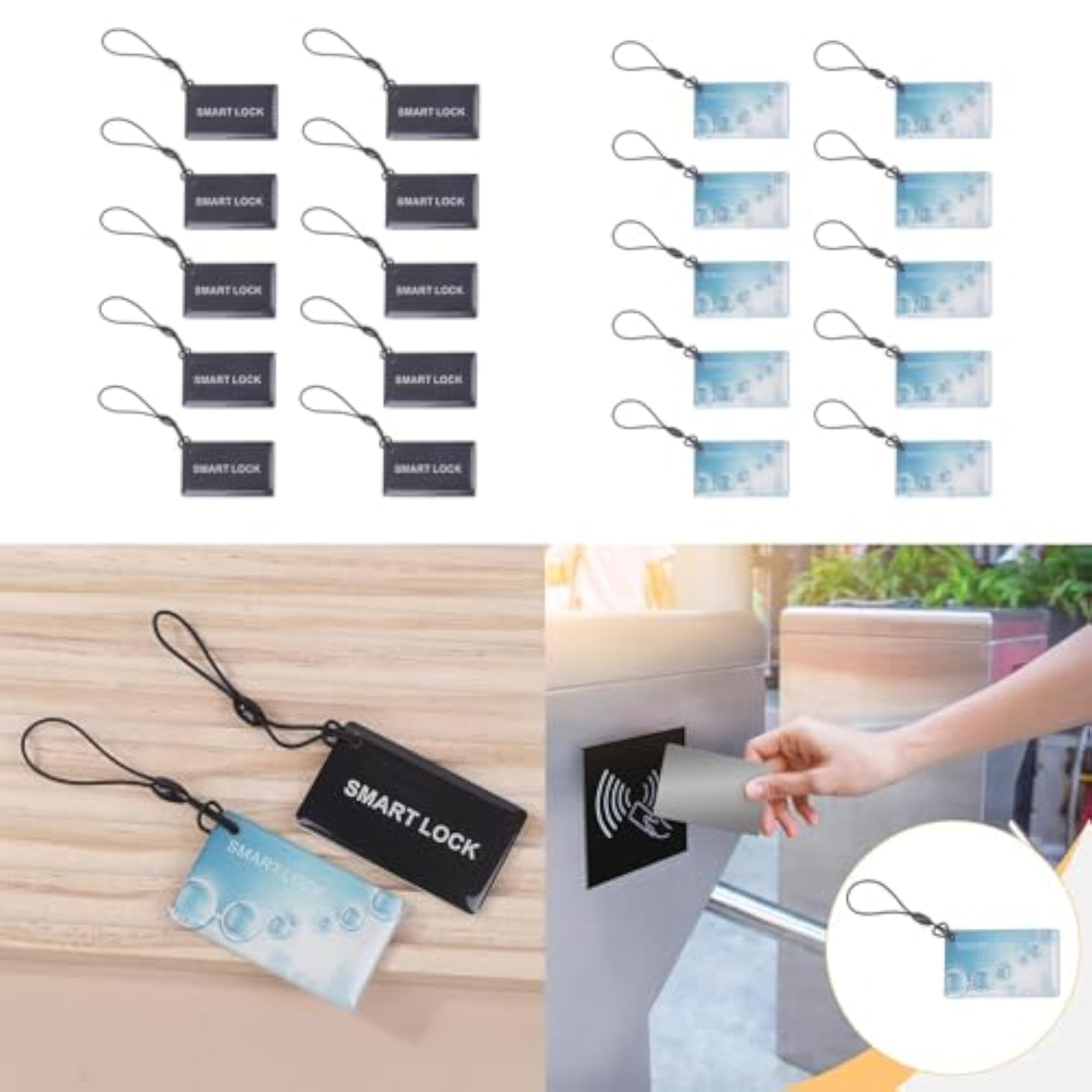 10Pcs IC Cards Lightweight Replacement Smart Key