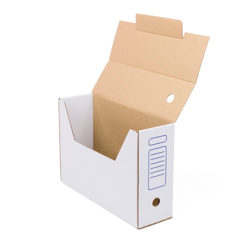 Pack 25 unidades - ARCHIVADOR DEFINITIVO BLANCO CON TAPA