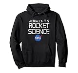 Actually It Is Rocket Science Graphic Pullover Hoodie