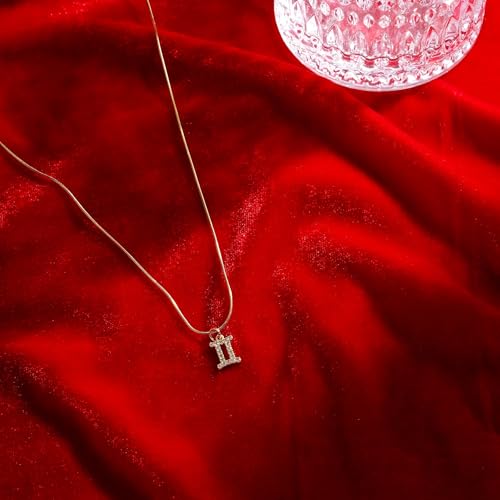 Image of SALTY Anti Tarnish Zodiac Sign Pendant Necklace for Women Men | Stylish Locket Neck Chain | Fashion Jewellery Accessories for Girls Boys | Minimal Jewelry | Ideal for Gifting | Gift for Diwali, Christmas, Marriage, Birthday