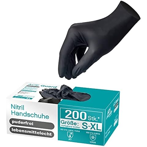 ACE Guard Guantes químicos desechables sin látex Cover