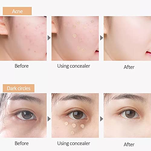 Tri-Color Cream Concealer Palette Girls Makeup Concealer Foundation For Dark Skin Cover Spots Acne Marks Full Coverage Concealer #TOP3