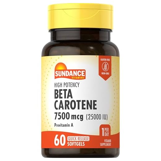 Sundance Beta‑Carotene 7,500 mcg Softgels