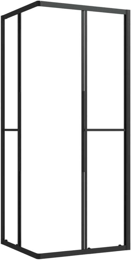 Shower Cabin Enclosure 31.5" x 27.6" x 70.9", Framed Glass Shower Stall with Aluminum Profile, Modern Bathroom Space Saving Door for Home Improvement