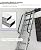 Attic Ladder, 8 9 10 11 12 13 Ft Long Attic Stairs, Attic Folding Ladder for Roof Hatch, Aluminum Ladder Black Loft Attic Stairs, Fire Escape Step Ladders