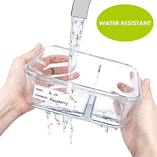 Hybsk Freezer Labels Food Storage Labels Freezer & Refrigerator Labels 1 X 3 Inch Adhesive Label 300 Per Roll #TOP7