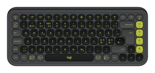 Logitech Pop Icon Keys Clavier Bluetooth sans Fil, Pratique Ă Taper, Touches programmables, Commutation Facile Entre jusqu'Ă 3 appareils pour Ordinateur Portable, Tablette, PC