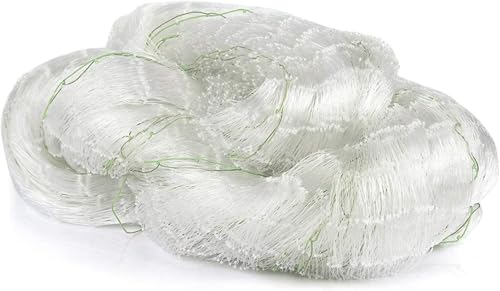 GWHOLE 10m x 4m Red Protección para Campos, Cultivos, Malla Antipájaros para Protección de Jardín, Plantas, Cargas Pesadas, Árboles de Frutas (Blanco)
