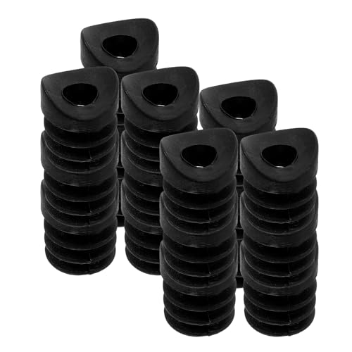 MUELODSIC Lot de 20 Embouts de Tige pour Roulettes de Meubles, Inserts en Plastique Résistants M6, Douilles pour Roulettes de Chaise, Manchons de Remplacement pour Protection des Sols