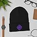 K-Pop Demon Hunters Huntr/x Logo Beanie - Officially Licensed - Black