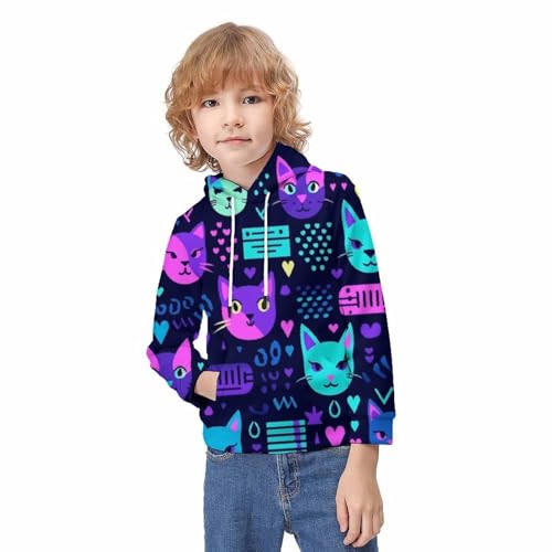 Imprimé amusant 3D garçon sweat à capuche sportswear original - 3