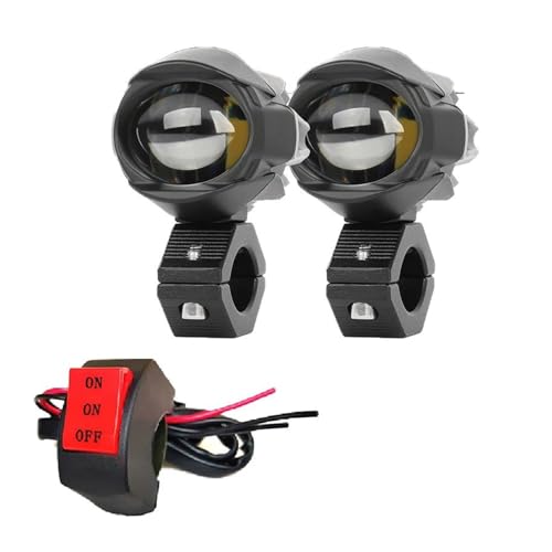 Faros de carretera moto para evitar accidentes por mala visibilidad con focos LED antiniebla