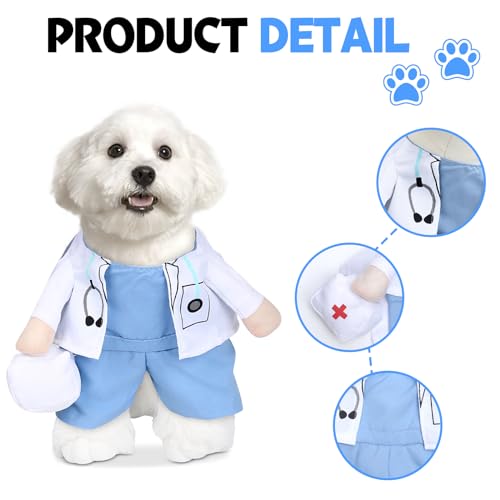 Disfraz de Doctor para Perro Tamaño X-Large miniatura 4