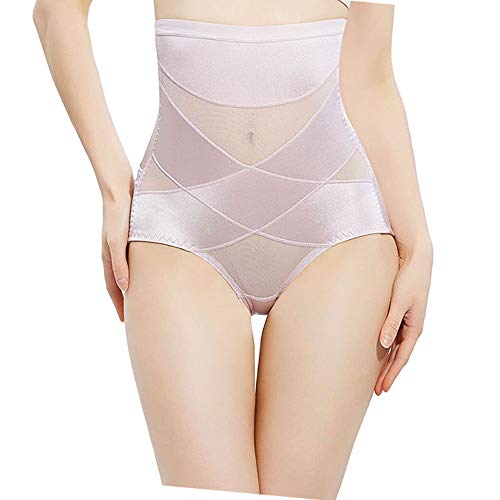 Cross Compression Abs Shaping Pants for Postpartum Abdomen?Compression Garment Tummy Tuck ?High Waist Double Tummy Control Butt Lifter for Women (XXL, Light Purple)