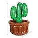 Beistle 2-Pack Inflatable Cactus Coolers, Novelty Blow Up Beverage & Drink Container for Parties, Western Fiesta Party Supplies, Pool Party Decor, 26