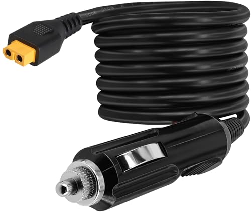 XT60 Chargeur de voiture avec câble d'alimentation 12 V 24 V pour...
