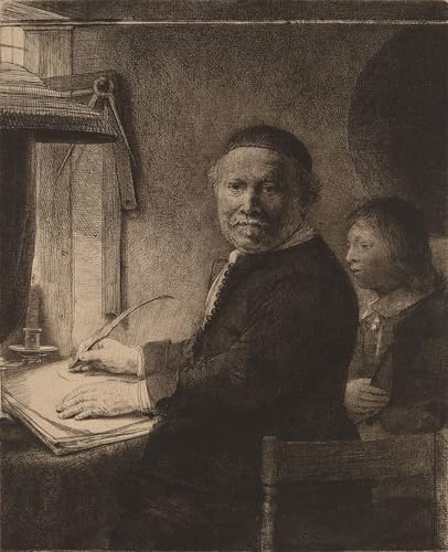Tableau Rembrandt la petite assiette, impression sur toile haut de gamme pour salon 60x90cm