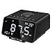 Produktbild Nachttisch Digital Wecker Uhrenradio,KINGCOO Wireless Bluetooth 4.2 Lautsprecher mit Dual USB Ladeanschluss Build-in Mikrofon 5.5 Zoll LED Wecker FM Radio/Temperatur/Tag/Datumsanzeige(Schwarz)