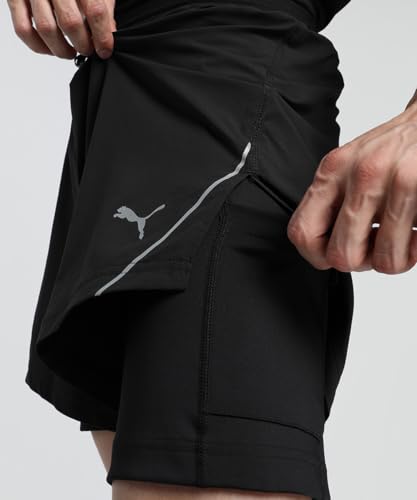 Image of PUMA Men, EVERYDAY UW 2IN1 5' SHORT​ M, Black, S, (52663501)