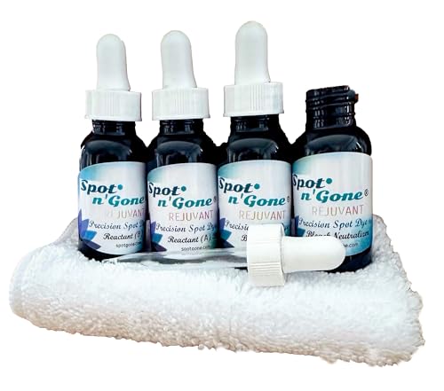 BLEACHSTAIN® Precision Carpet Spot Dye Kit | Bleach Stain Repair | Restores Carpet Color on Small Drips and Spots | for All Dark Shades and Colors of Nylon...