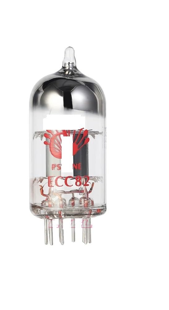 Vacuum Tube Rectifier Classic Series ECC82 Vacuum Tube Replacement 12AU7 5693 5814 DIY Audio Amplifier(Clear,2 pcs)