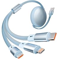 3-in-1 Retractable Multi Charging Cables (3 Colors)