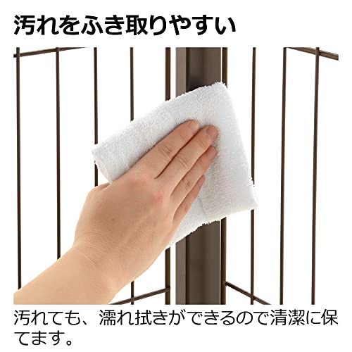 リッチェル(Richell) 折りたたみアルミペットサークル 90-60 BR の商品画像 7