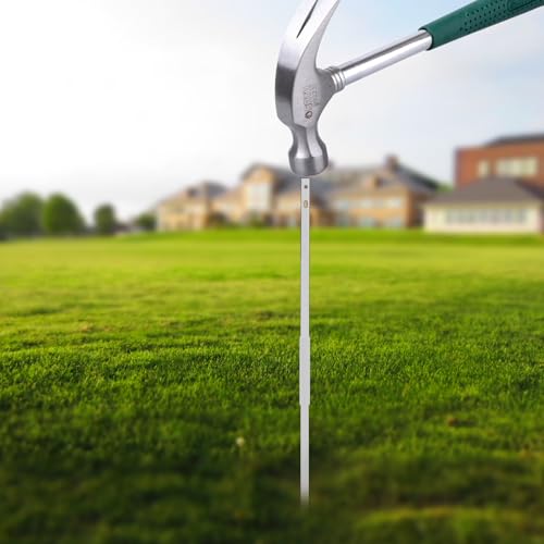 Kichwit 27.5\" Long Aluminum Stake for Yard Sign, Hardware Included - Thumbnail 3