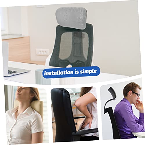 Coussin appui tête réglable chaise de bureau accessoire soutien cervical - 5