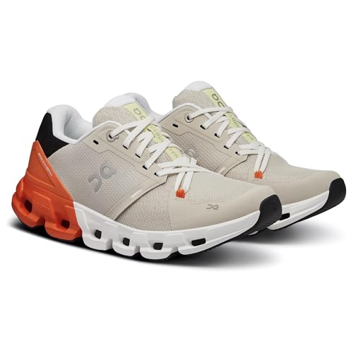 Image of ON Women's Cloudflyer 4 Running Shoes, Sand /Flame, 8.5 US