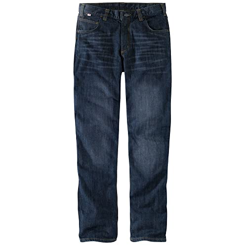 Carhartt Men's Flame Resistant Rugged Flex Relaxed Fit 5 Pocket Tapered Jean2