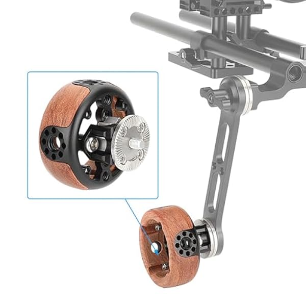 Camera Rond Handwiel, Camera Zijgreepwiel Aluminiumlegering voor DSLR-camera