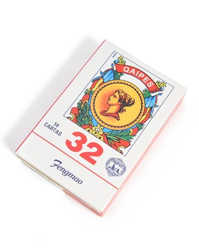 YIMINGOUFEI Baraja Española de Cartas, 50 Naipes de PVC, 6,2 x 9,5 cm, Resistente al Agua y al desgarro. (Rojo Y Blanco)