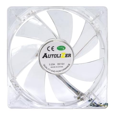 Stark Industries 80mm White LED Fan Cover