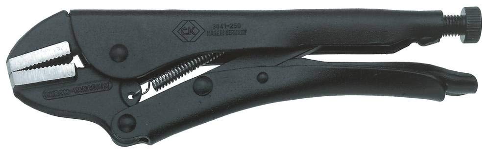 C.K T3641 Straight Jaws Self Grip Wrench, Chrome, 250 mm L