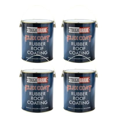 Tough Grade RV Flex Coat Rubber Roof Coating | RV Rubber Roof Repair | EDPM, TPO, PVC Sealant (4)